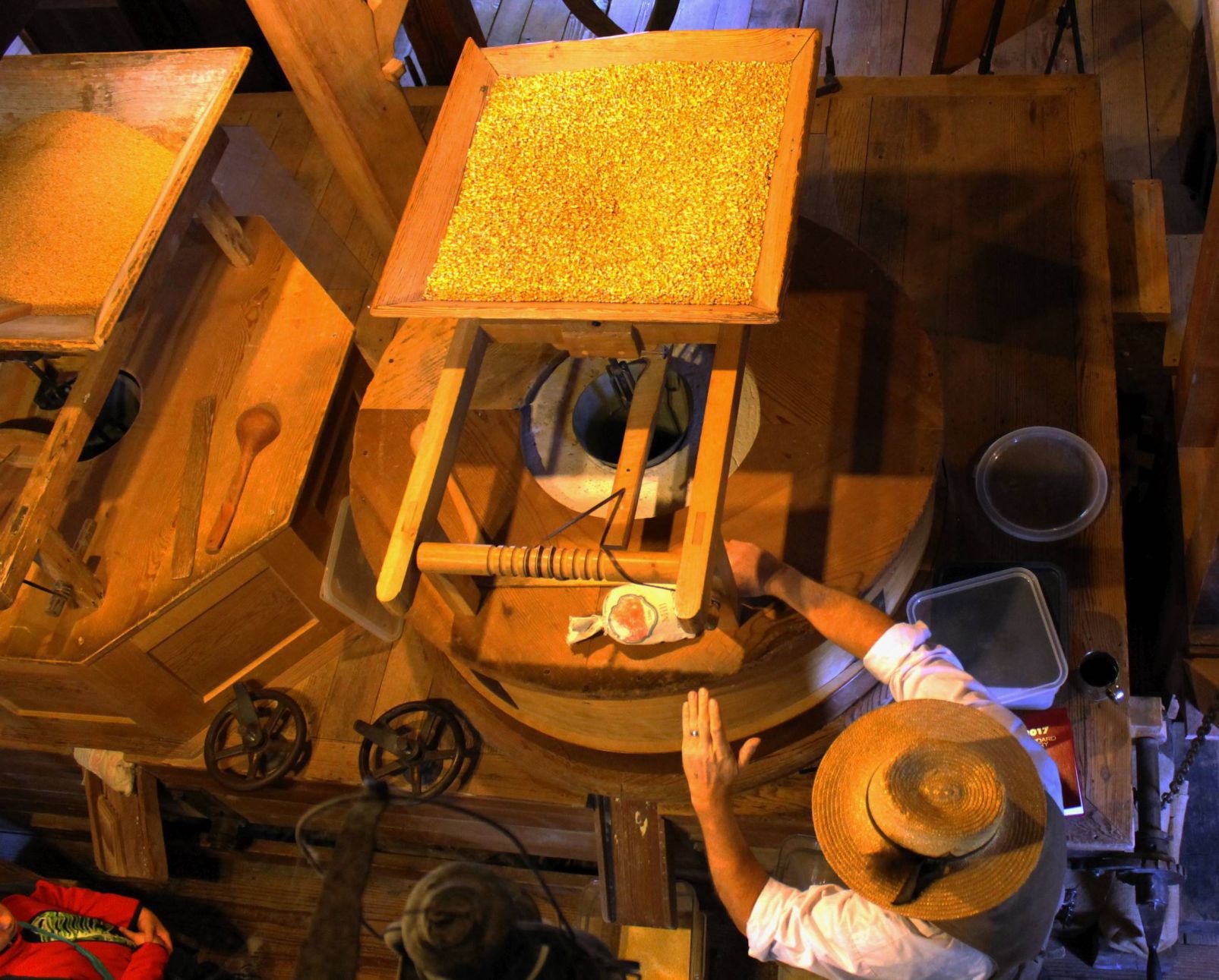 The Christmas season grinding away at the Bale Mill